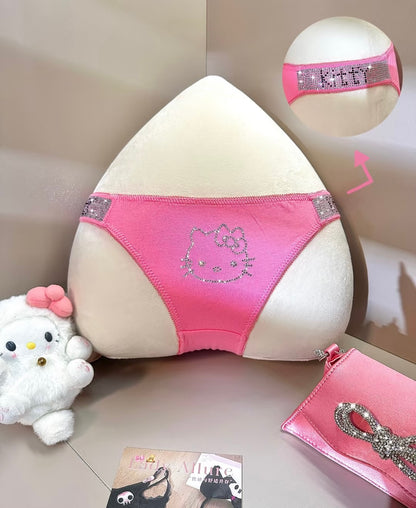 Hello Kitty Dazzle Briefs Kawaii Crystal Underwear