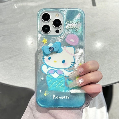 Kitty‘s Ocean Treasure Set - Hello Kitty Mermaid Phone Case & Matching Charm Bracelet