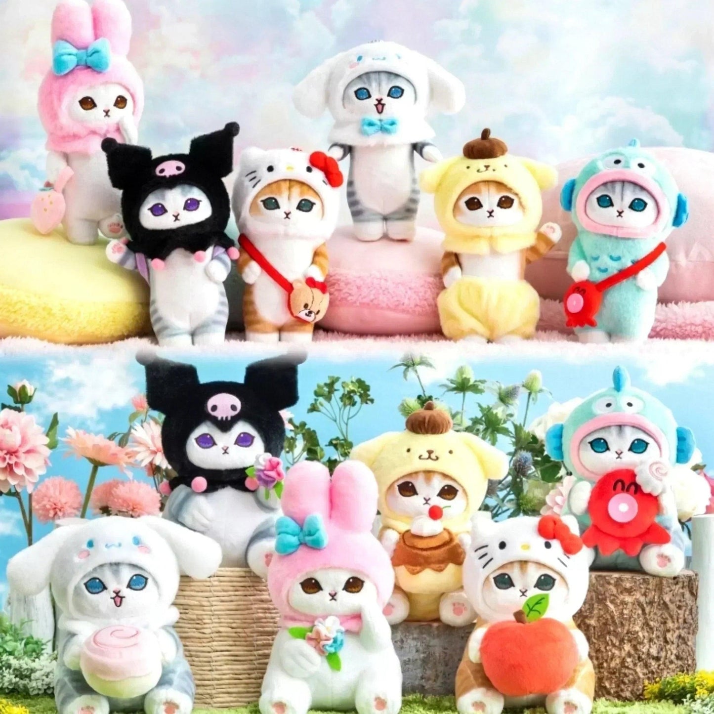 Sanrio x Mofusand Plushie Collection