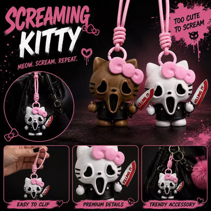 Hello Kitty Chucky Halloween Costume Keychain Charms