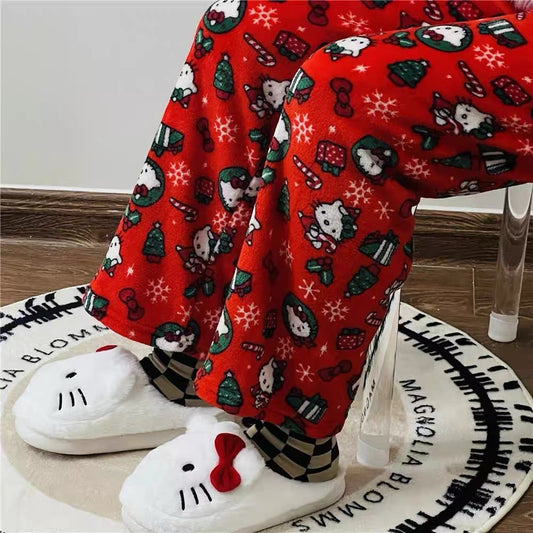 Hello Kitty Christmas Fluffy Pants