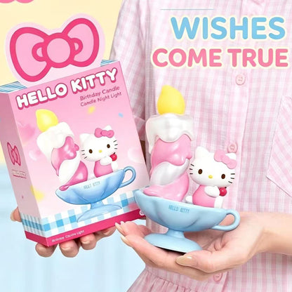 Hello Kitty Birthday Candle Teacup Night Light