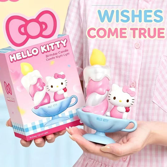 Hello Kitty Birthday Candle Teacup Night Light