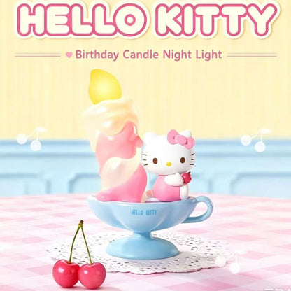 Hello Kitty Birthday Candle Teacup Night Light