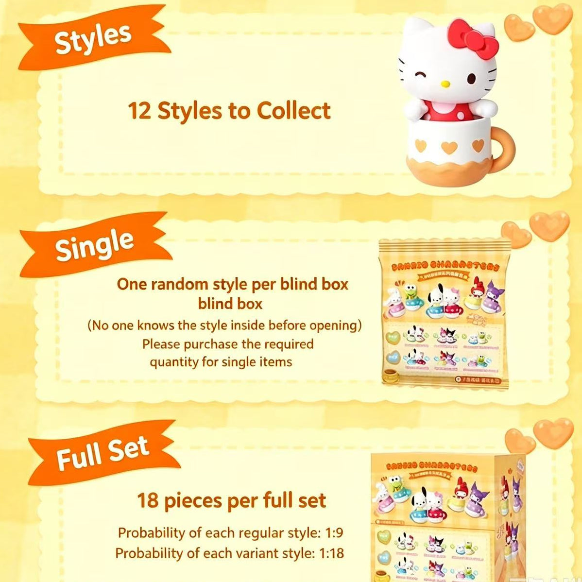 Sanrio Bump‑Cup Magnetic Blind Box