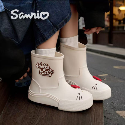 Hello Kitty Women's Short Rain Boot Outdoor Boots