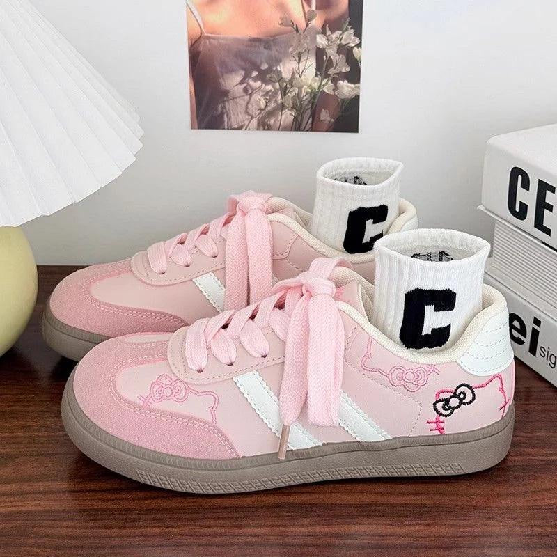 HelloKitty Embroidery Delight Sneakers