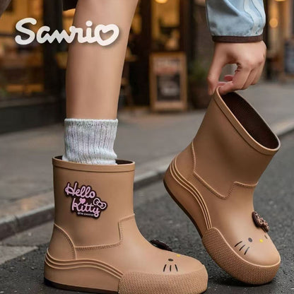 Hello Kitty Women's Short Rain Boot Outdoor Boots