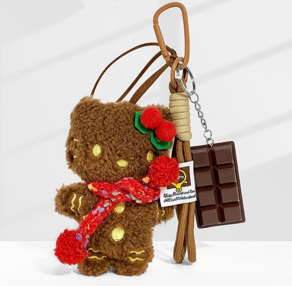 HelloKitty Gingerbread Plushie Keychain