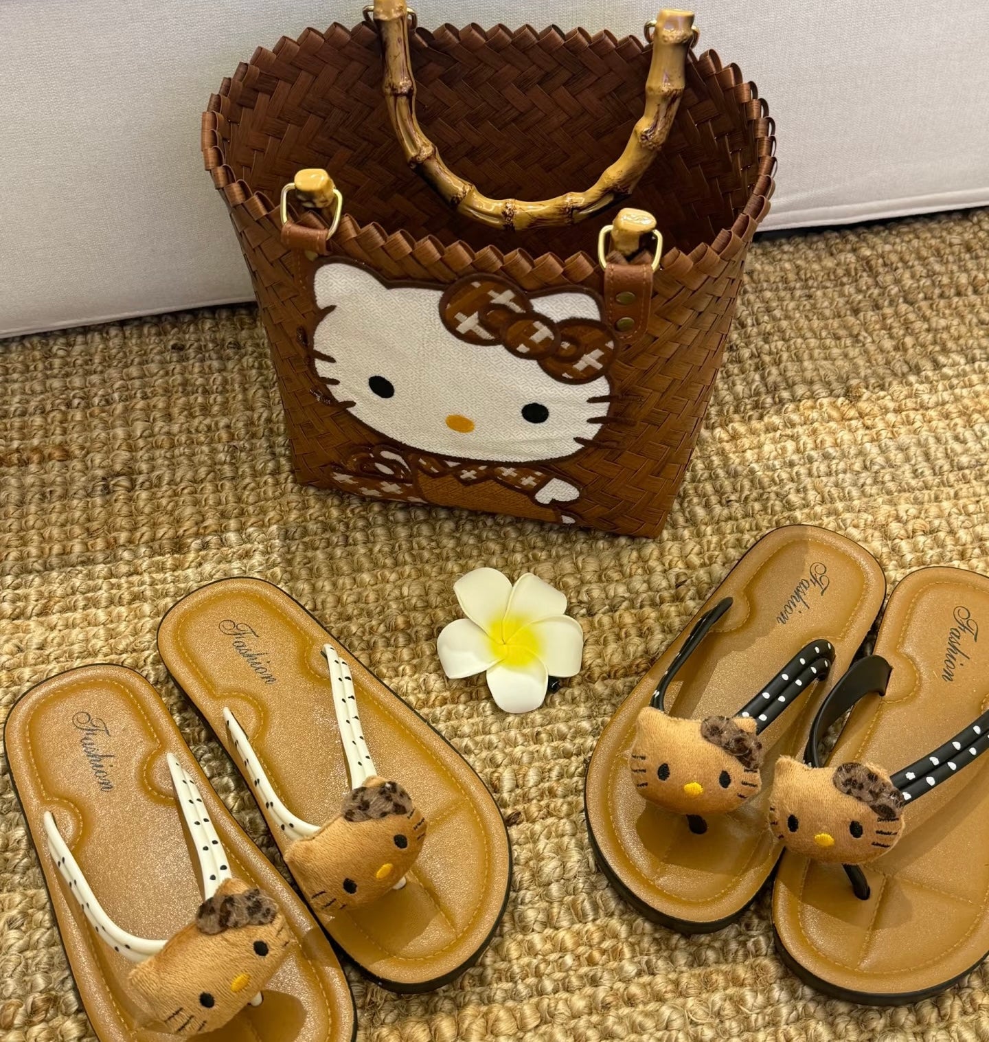 Hello Kitty Limited Edition Woven Handbag