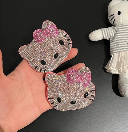 HelloKitty Sparkle Face Krush Leopard Clogs