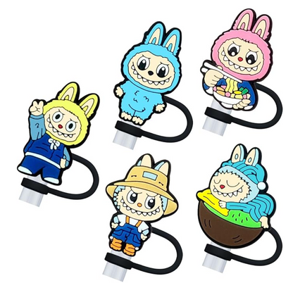 6-teiliges Hello Kitty Strohhalm-Topper-Set