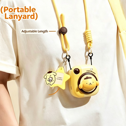 Sanrio Camera-Shaped Neck Fan