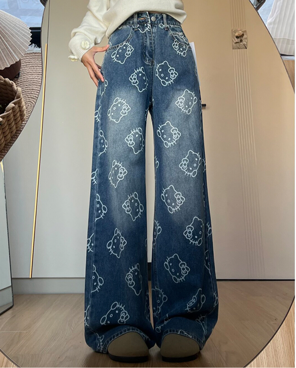 Hello Kitty Cool Flare Denim Jeans
