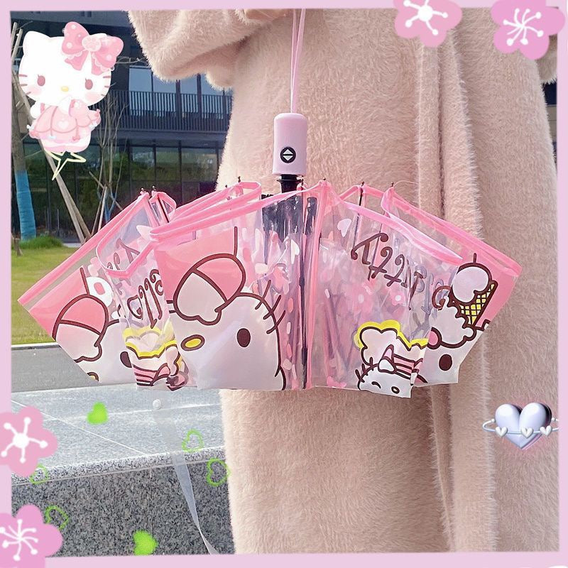 Hello Kitty Clear Bubble Umbrella