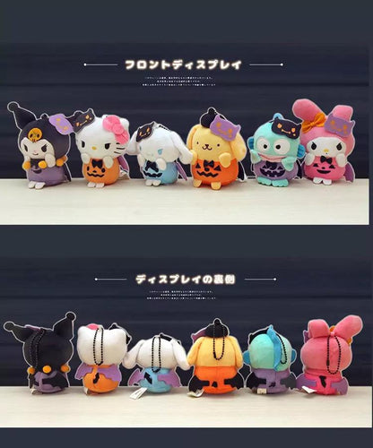 Sanrio Halloween Plushie Keychain