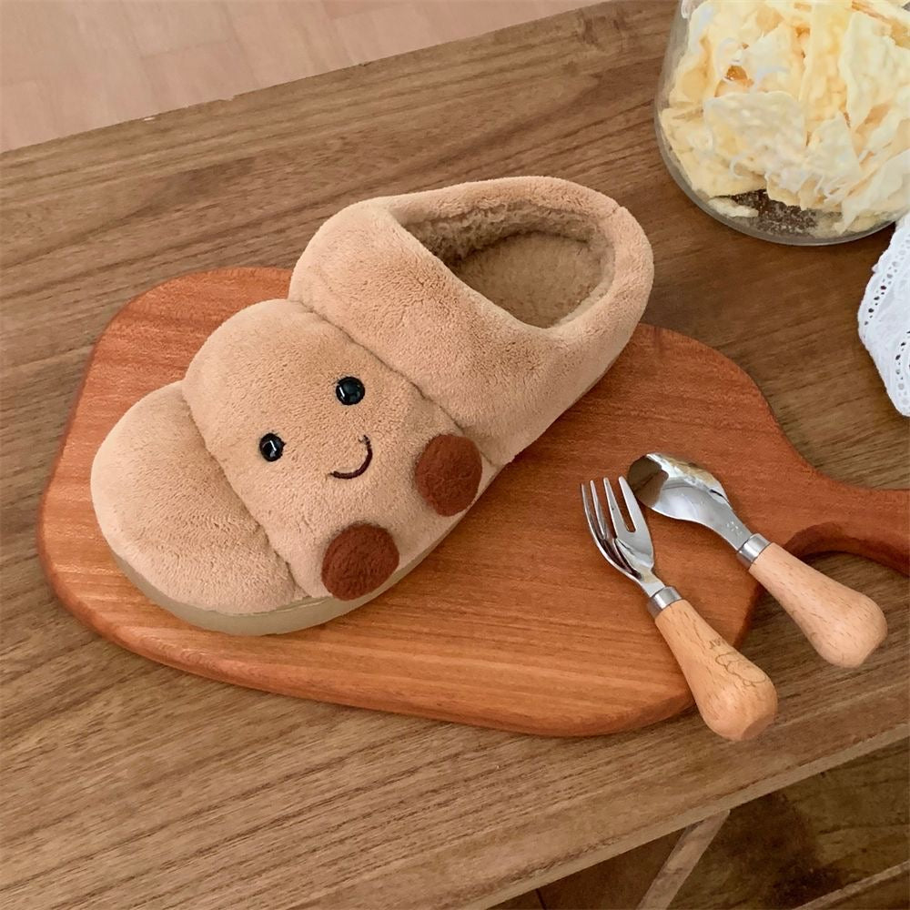 Croissant Cozies - Buttery Soft Slip-on Slippers