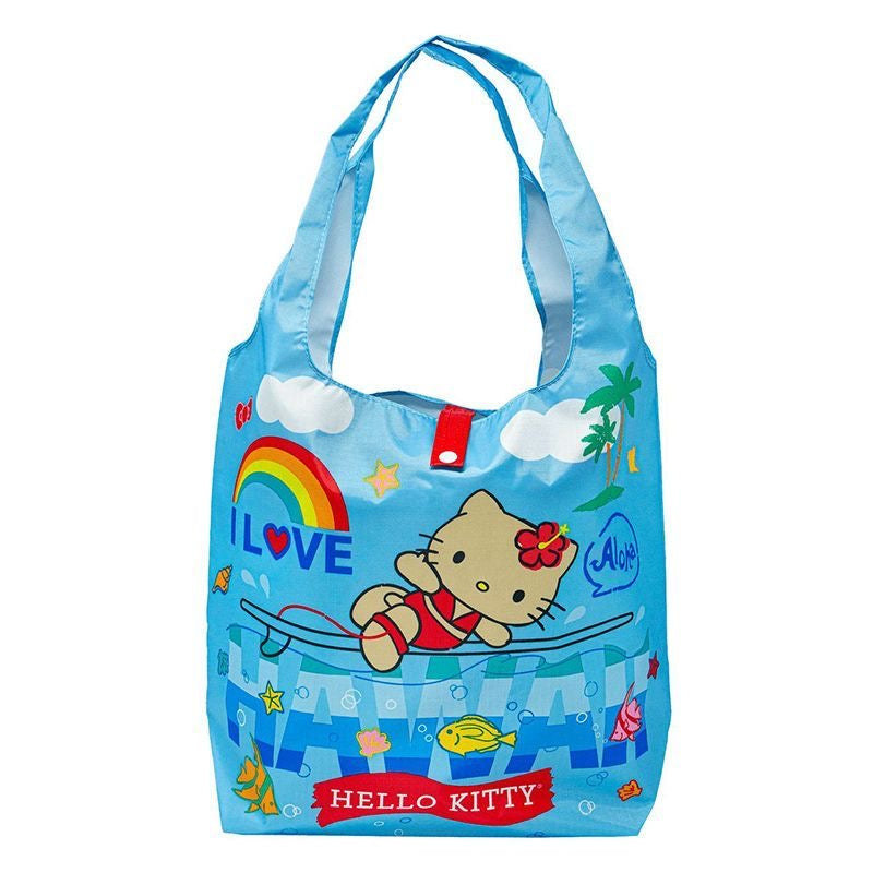 Aloha Hello Kitty Hawaii Foldable Reusable Tote Bag