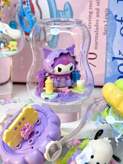 Sanrio Characters Baby Bottle Building Blocks Blind Box Keychain