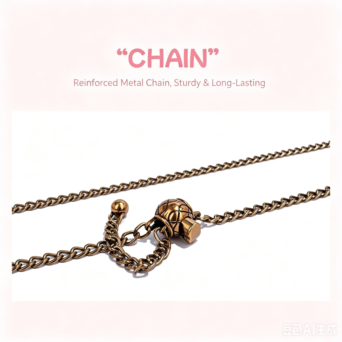 Kitty Quilted Chain Crossbody Bag
