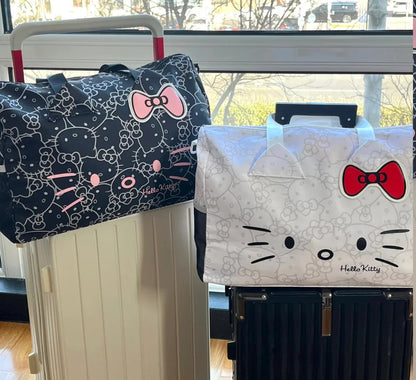 Hello Kitty Signature Face Duffle Bag | Gym Bag | Travel Companion