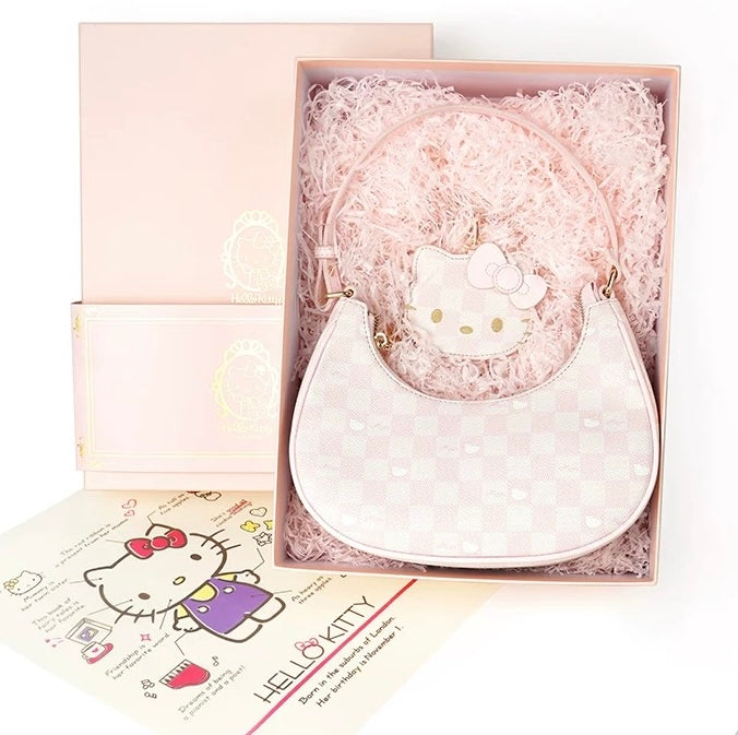 Hello Kitty Blush Pink Vanity Shoulder Bag with Mirror