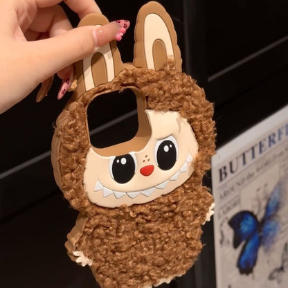 Labubu Fluffy Pal Art Toy Phone Case