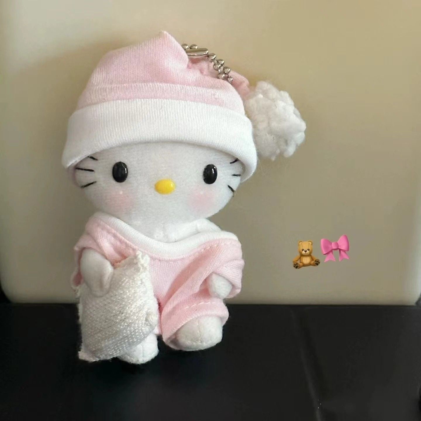 PJs Kitty Keychain