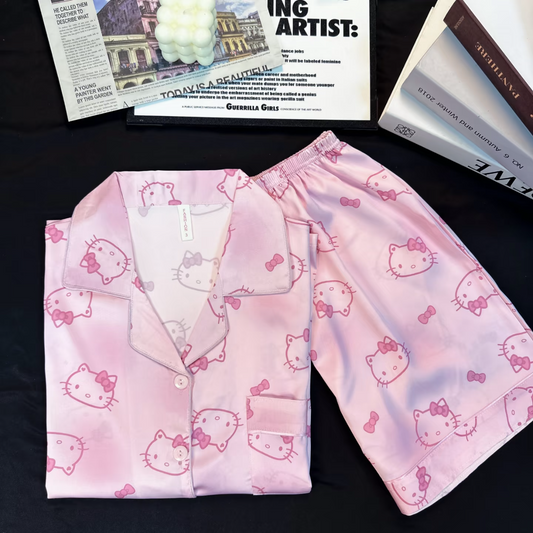 Hello Kitty Lumière Satin Sleep Set