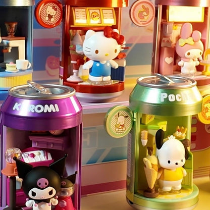 Sanrio Characters Soda Can Blind Box - Dessert Shop Street Mini Figure（Pre-Order 5.20）