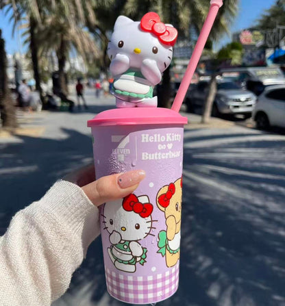 Hello Kitty x Butterbear Straw Cup