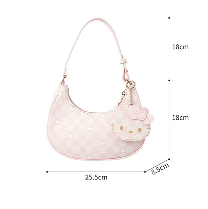Hello Kitty Blush Pink Vanity Shoulder Bag with Mirror