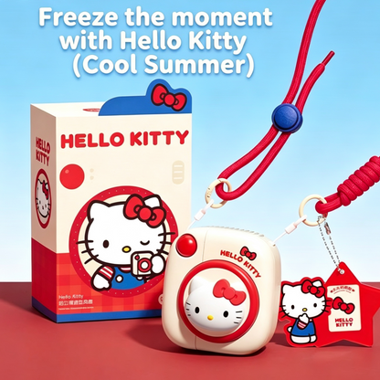 Sanrio Camera-Shaped Neck Fan