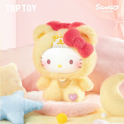 Hello Kitty Teddy Pajamas Plush Keychain Blindbox