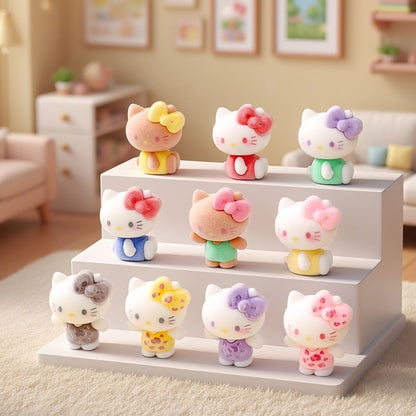 Hello Kitty 3D Decorative Figurine 10  pic Set