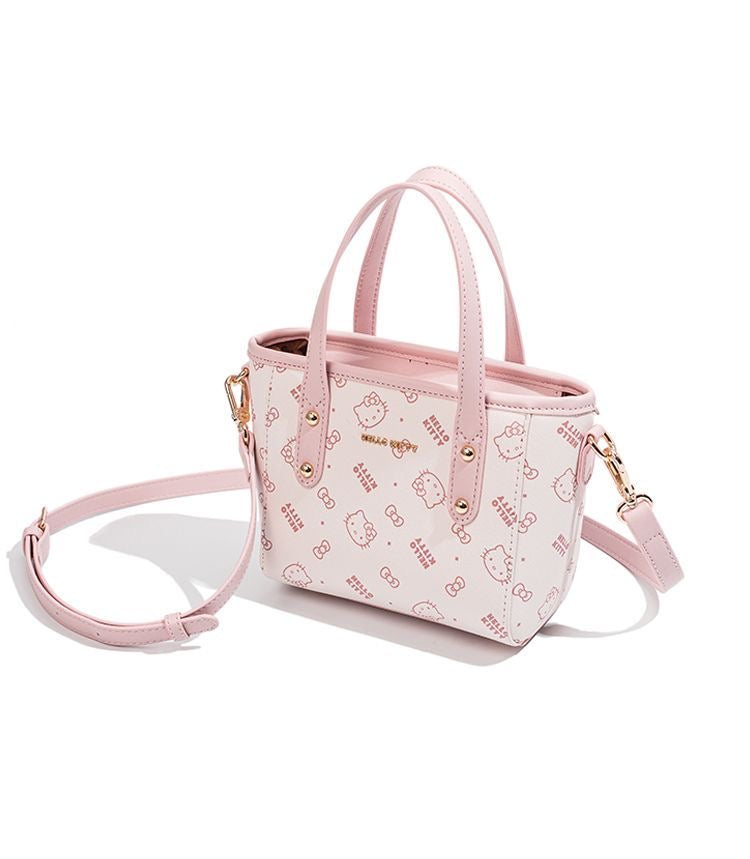 Hello Kitty All Over Print Mini Tote Crossbody Bag