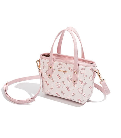 Hello Kitty All Over Print Mini Tote Crossbody Bag