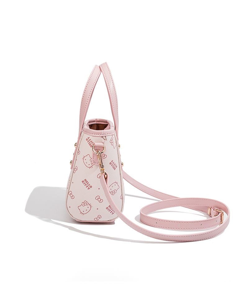 Hello Kitty All Over Print Mini Tote Crossbody Bag