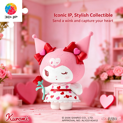 Kuromi 3D Crystal Puzzle Figure (89PCS)