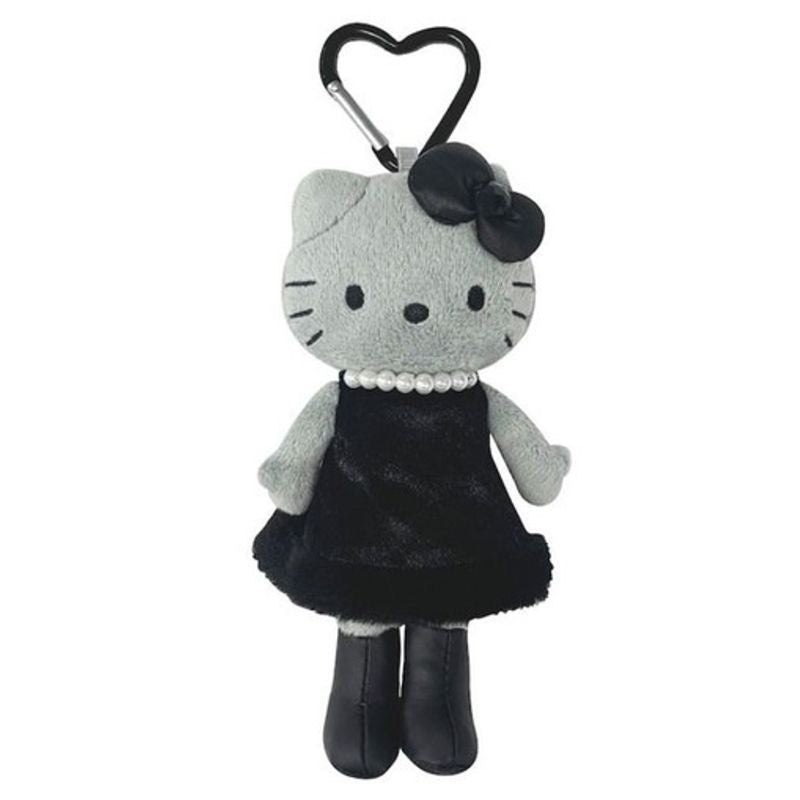 Hello Kitty Dark Angel Plushie Keychain