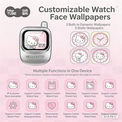 Hello Kitty Smart Screen Bluetooth Earphones Gift Set