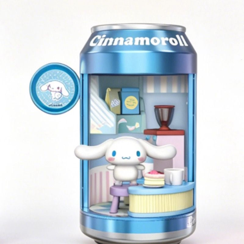 Sanrio Characters Soda Can Blind Box - Dessert Shop Street Mini Figure（Pre-Order 5.20）