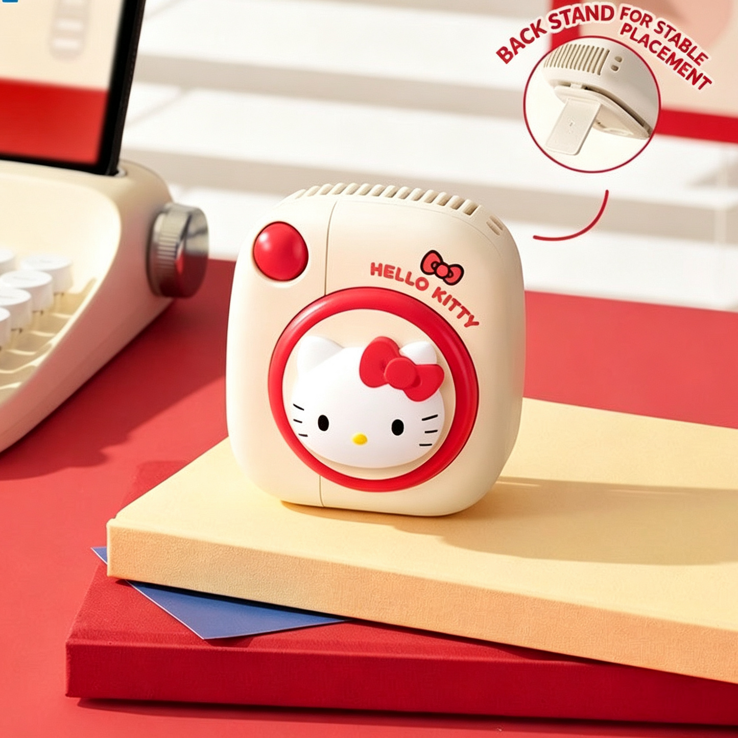 Sanrio Camera-Shaped Neck Fan