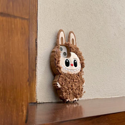 Labubu Fluffy Pal Art Toy Phone Case