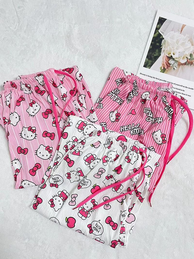 Hello Kitty Ultra Soft Cozy Fleece Lounge Pants