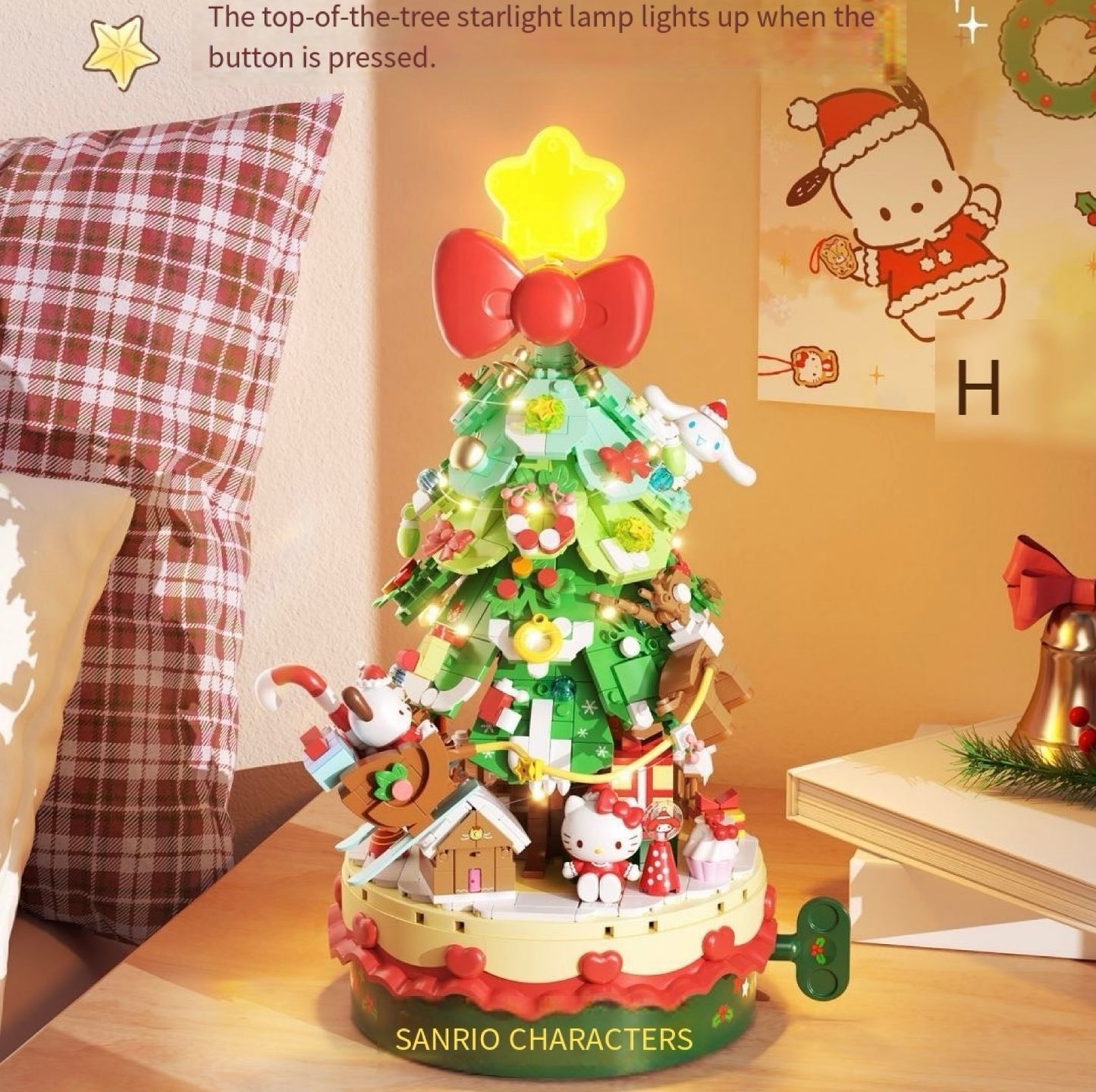 Sanrio Christmas Tree Building Set - Hello Kitty & Friends Edition🎄