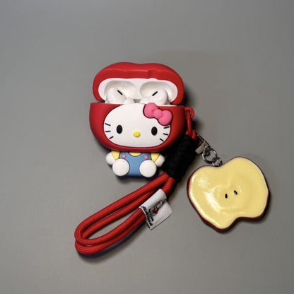 Hello Kitty Apple AirPods Case With Keychain