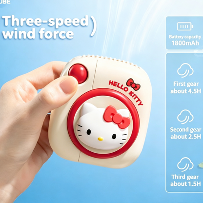 Sanrio Camera-Shaped Neck Fan