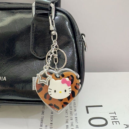 Hello Kitty Heart Mirror Keychai