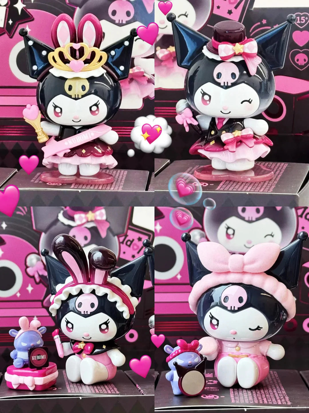 Kuromi Sparkling Idol Blind Box Figures